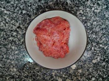 芥蓝番茄瘦肉炒面线的做法步骤3