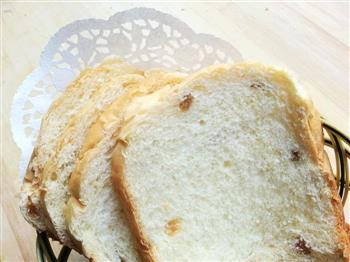 面包机版葡萄干土司的做法图解12