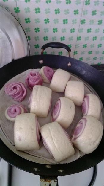 紫薯花卷的做法步骤7