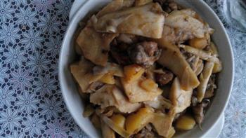 竹笋土豆焖鸡块的做法步骤4