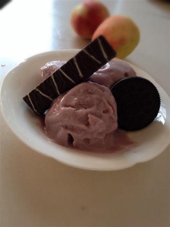 紫薯奶香冰激凌球的做法步骤2