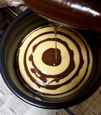斑马纹戚风蛋糕 6寸的做法步骤8