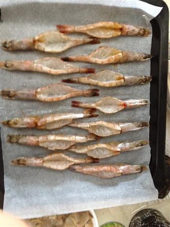 蒜蓉烤虾-有无烤箱都可以做的做法图解3