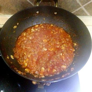 番茄蘑菇肉酱意面的做法步骤10