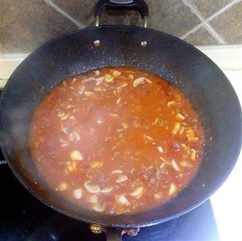 番茄蘑菇肉酱意面的做法步骤9