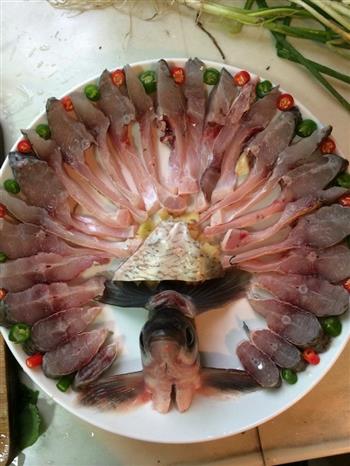 宴请上得了台面的-孔雀开屏鱼的做法步骤5