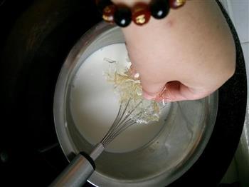牛奶椰丝小方的做法步骤4