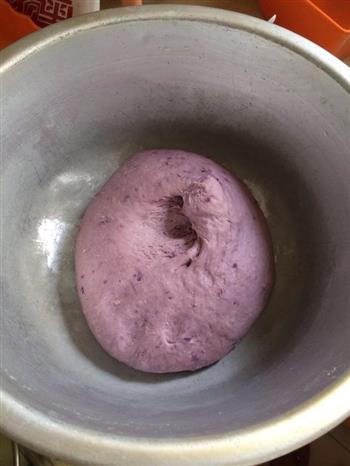 紫薯馒头的做法图解3