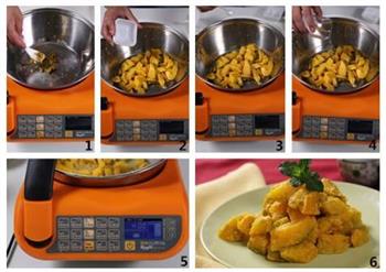 咸蛋黄南瓜-自动烹饪锅版食谱的做法图解2
