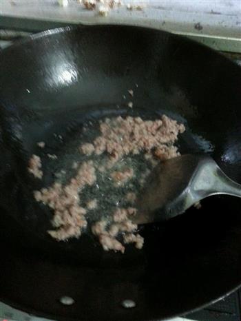 超好吃的下饭菜-烂肉泡豇豆炒空心菜杆的做法步骤6