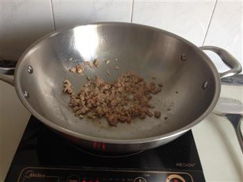 肉末豇豆焖面的做法步骤3