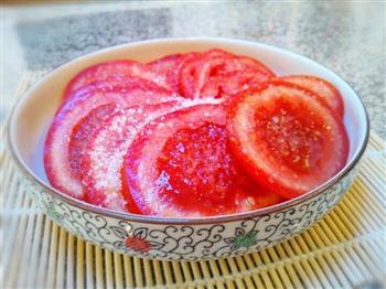 酸甜`清新可口-糖拌西红柿的做法步骤3