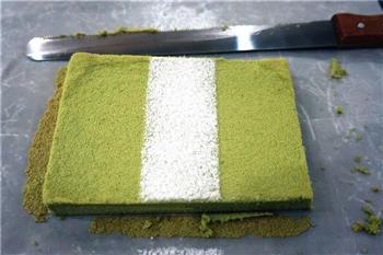 尼日利亚国旗蛋糕的做法图解12