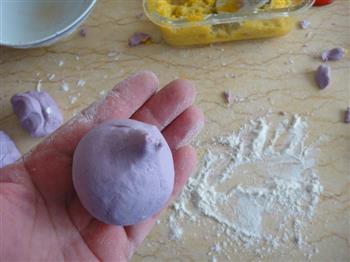 紫薯椰蓉南瓜饼的做法图解15