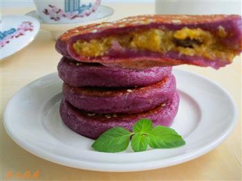 紫薯椰蓉南瓜饼的做法图解19