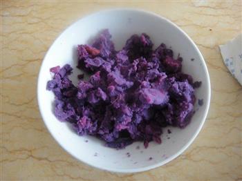 紫薯椰蓉南瓜饼的做法步骤4