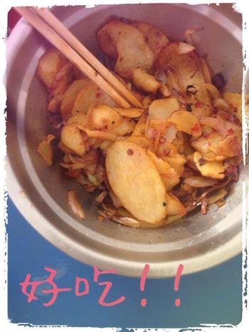 干锅土豆片的做法步骤3