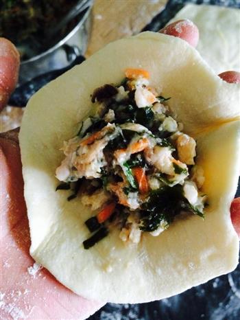 鲜美包子-海带香菇肉馅的做法图解5