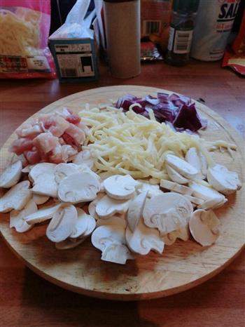 洛式新煮义-奶油培根蘑菇意面的做法步骤1