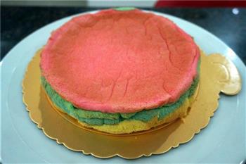 水果彩虹生日蛋糕的做法步骤14