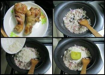 印度咖喱鸡腿饭的做法步骤2