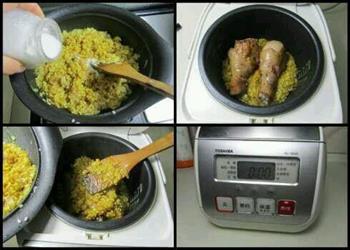 印度咖喱鸡腿饭的做法步骤3