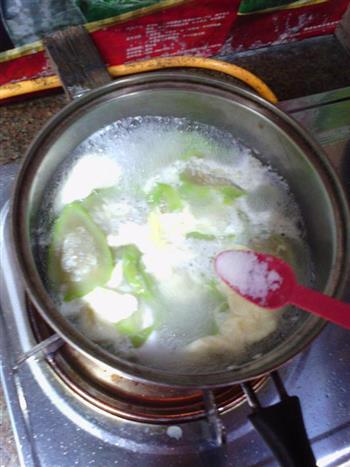 丝瓜鸡蛋汤的做法步骤6