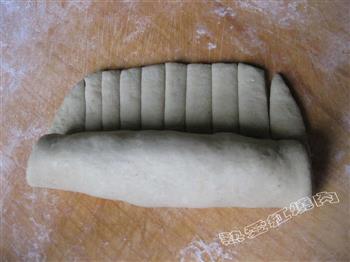 抹茶豆沙小面包的做法步骤8