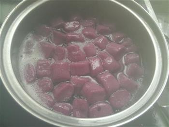 紫薯芋圆椰汁西米露的做法步骤5