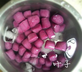 紫薯芋圆椰汁西米露的做法步骤6