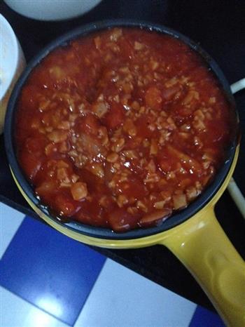 番茄肉酱意面通心粉的做法步骤5