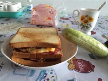 早餐三明治的做法步骤4