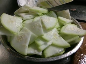 烧腐竹-腐竹炒葫芦瓜自创菜的做法步骤1