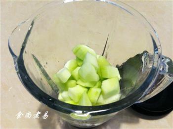 香瓜黄花梨蜜汁的做法步骤2