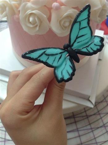 翻糖蝴蝶的做法步骤10