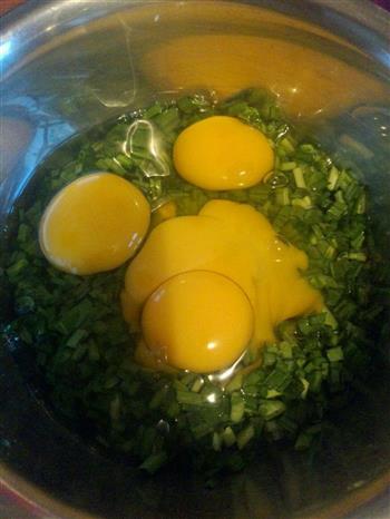 懒人做法-韭菜鸡蛋饼的做法步骤3