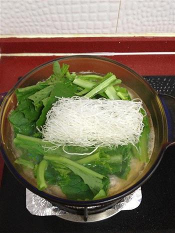 小白菜汆丸子汤的做法步骤15