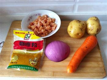 简单易做鸡丁土豆咖喱饭的做法步骤1