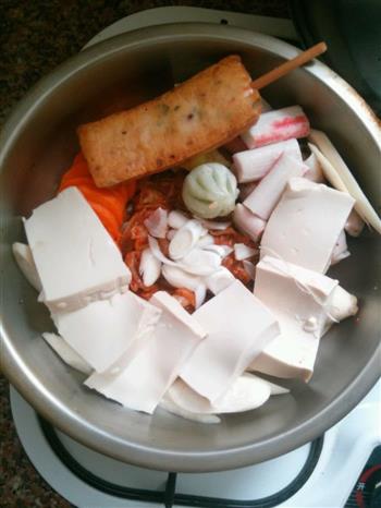 韩式泡菜年糕火锅的做法步骤3