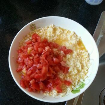 西红柿火腿蛋炒饭的做法步骤3