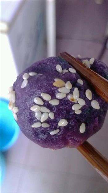 紫薯球的做法步骤4