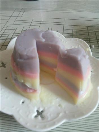 QQ糖和牛奶做的彩虹布丁的做法步骤6
