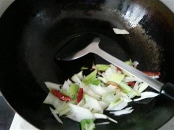 香干回锅肉的做法步骤4