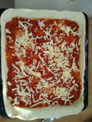普通面粉不用黄油哒简单披萨的做法步骤4