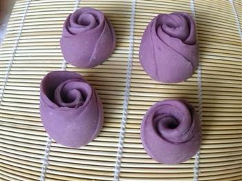 花样紫薯馒头的做法步骤2