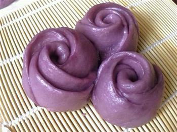 花样紫薯馒头的做法步骤3