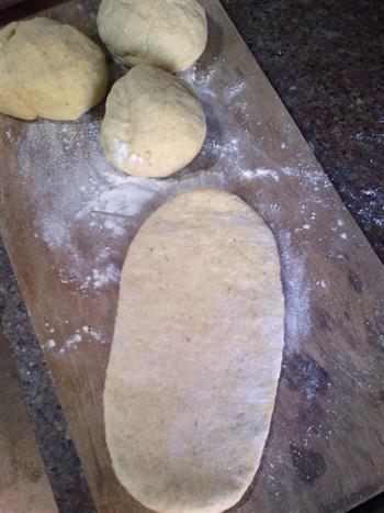 豆沙全麦面包的做法步骤6