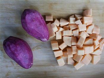 芋圆紫薯圆和薯圆的做法图解1