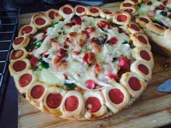 花边小脆肠披萨的做法步骤6