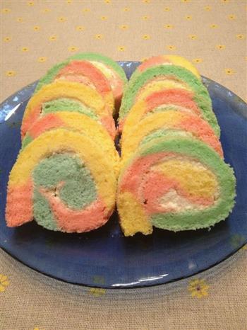 彩虹蛋糕卷的做法图解19